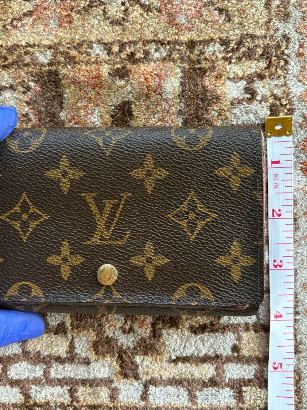 Louis Vuitton Monogram Continental Wallet in Brown